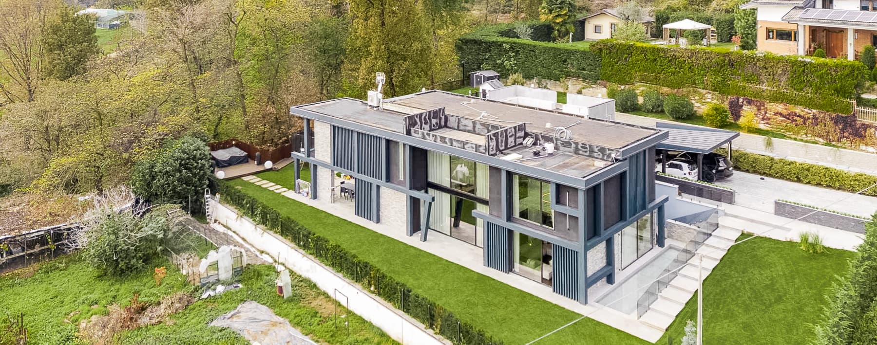 Villa panoramica e moderna a Givoletto