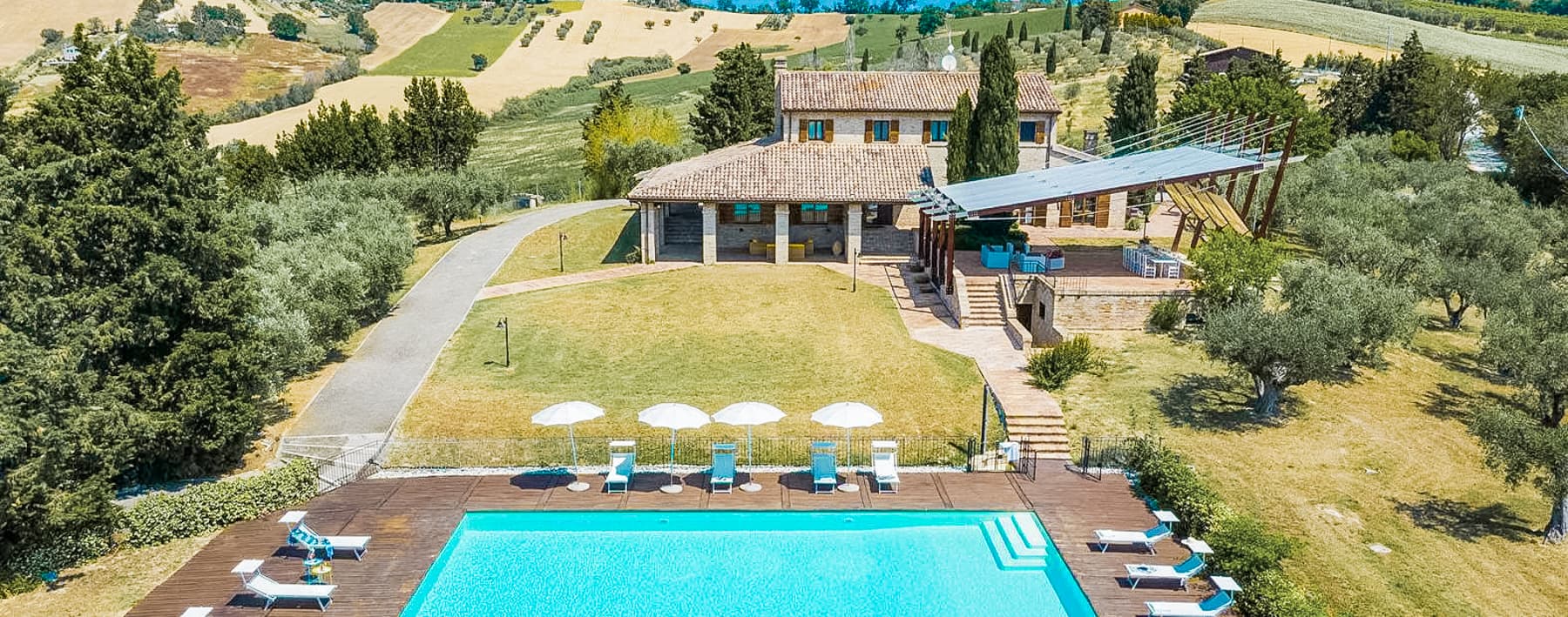 Charming Villa in San Costanzo, Marche Region