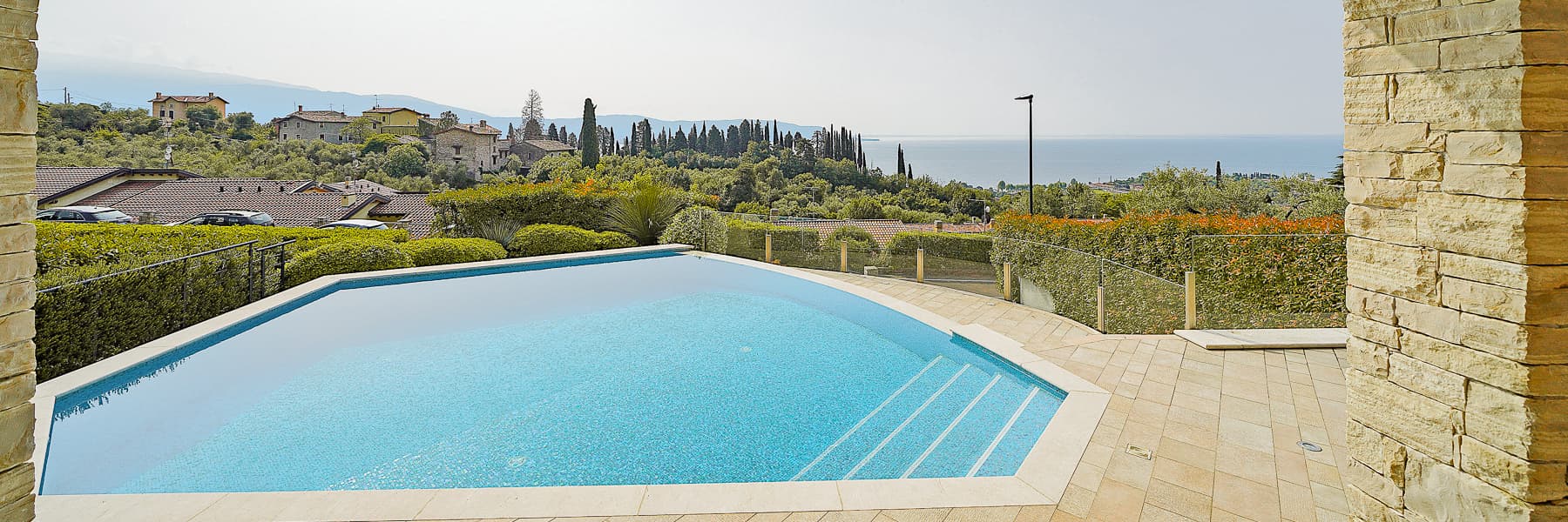 Villa with Pool Overlooking Lake Garda, Lombardy