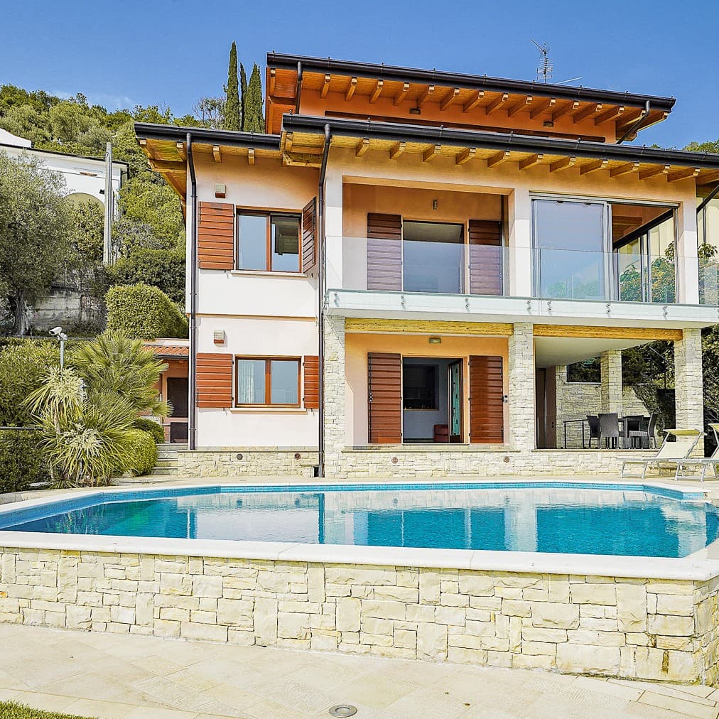 Villa esclusiva con vista Lago di Garda, Toscolano Maderno