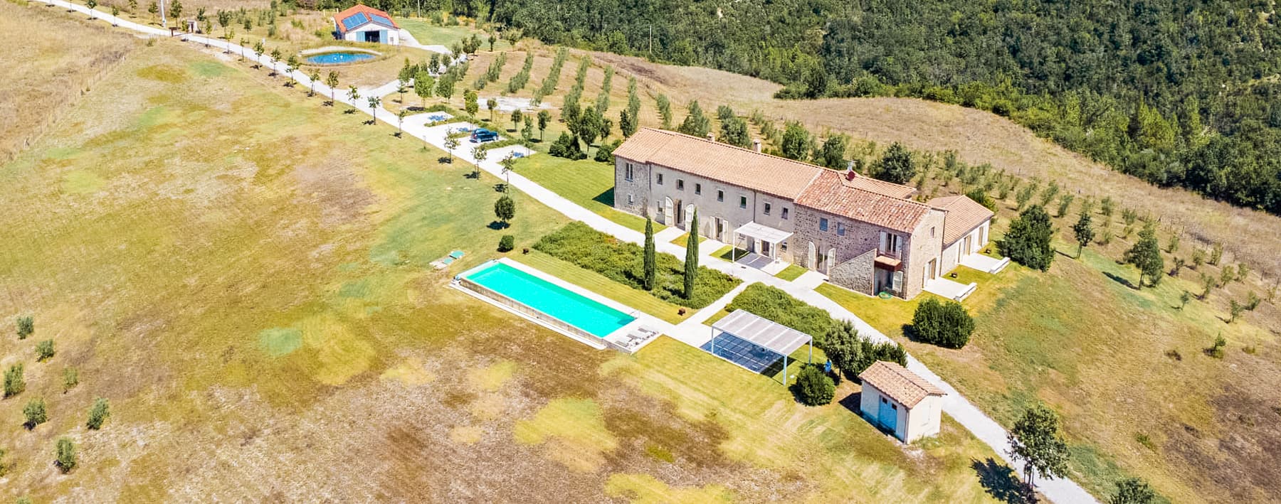 Casale di charme nelle colline toscane a Volterra