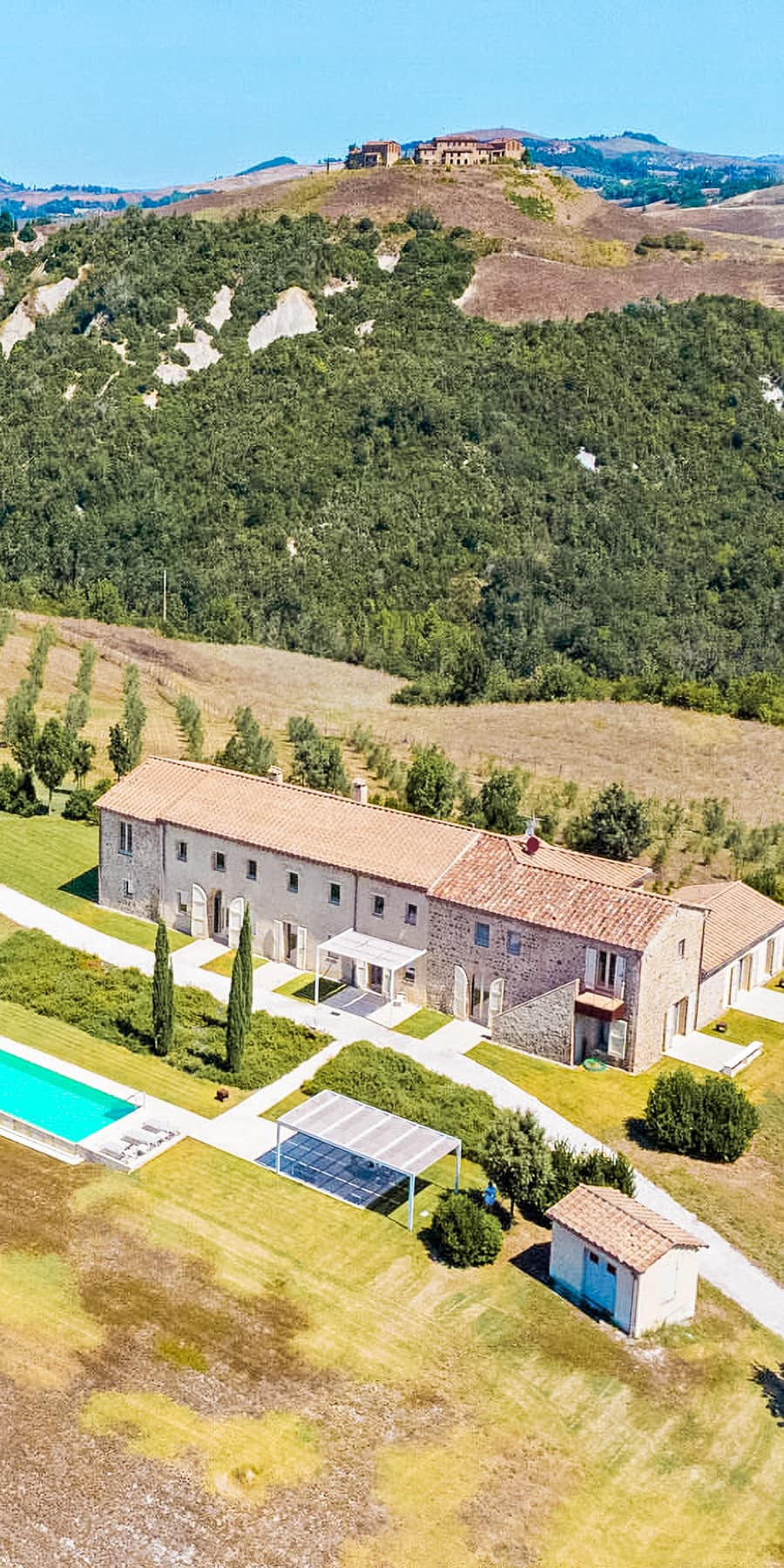 Casale di charme nelle colline toscane a Volterra