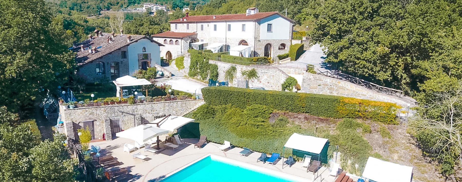 Villa Overlooking Lake Bilancino, Tuscany