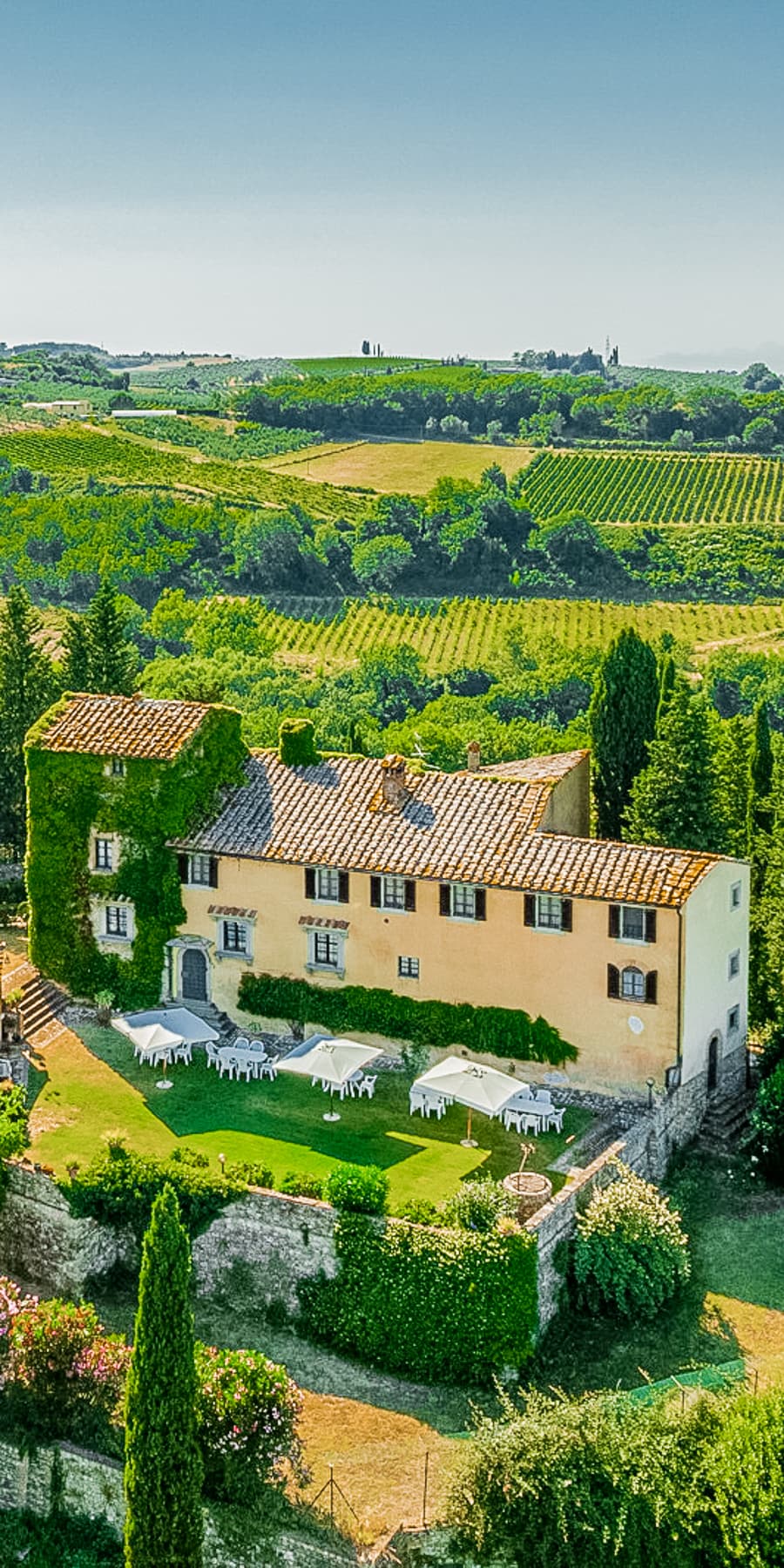 Historic Villa with Tower in Chianti, Tuscany