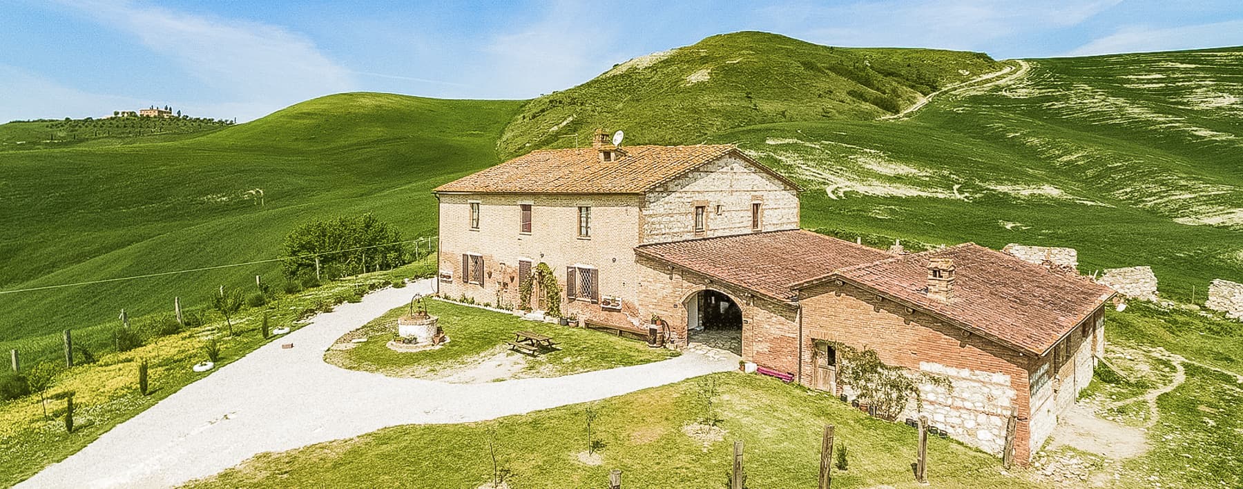 Rustic Country House with Land in Asciano, Tuscany