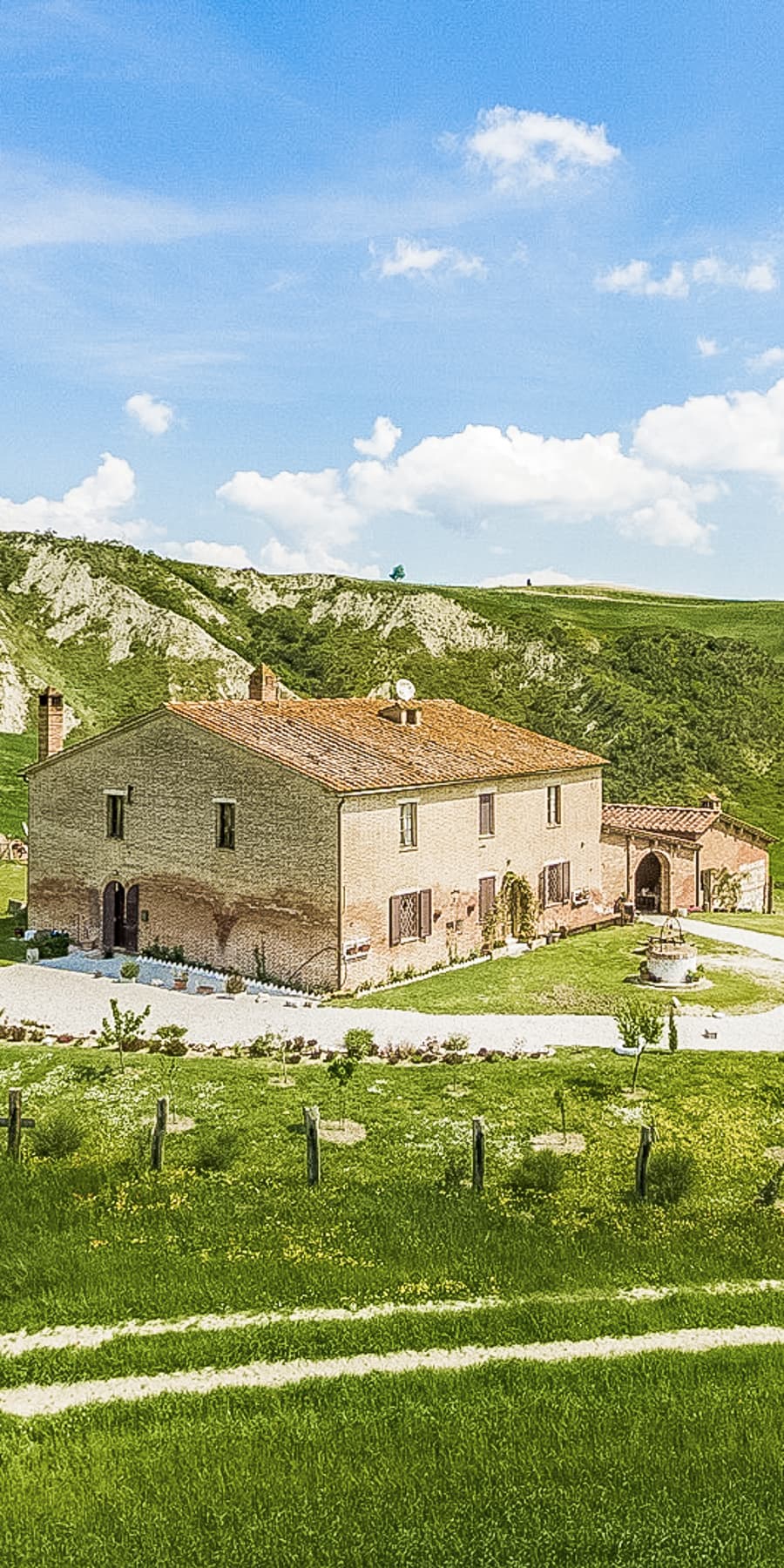 Rustic Country House with Land in Asciano, Tuscany