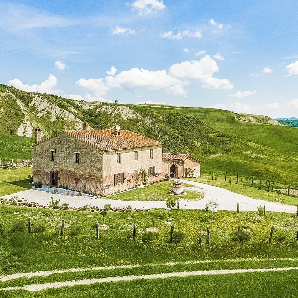 Rustic Country House with Land in Asciano, Tuscany