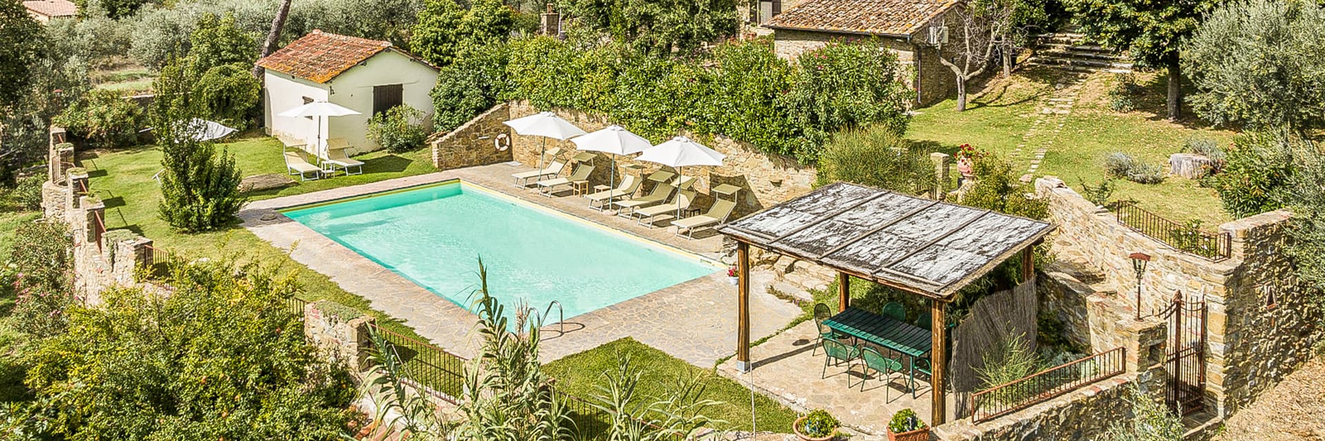 Casale con piscina e dépendance in Toscana panoramica