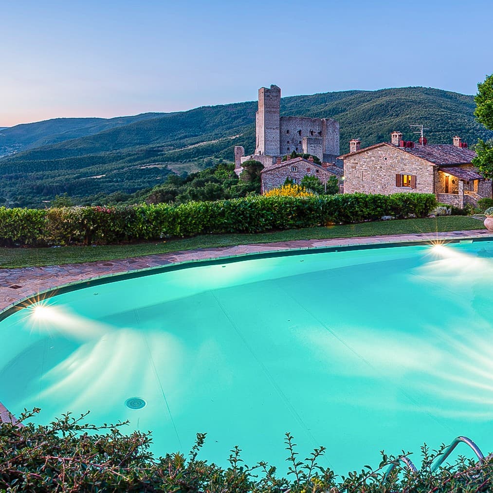 Casale con Piscina Panoramica in Toscana, Cortona
