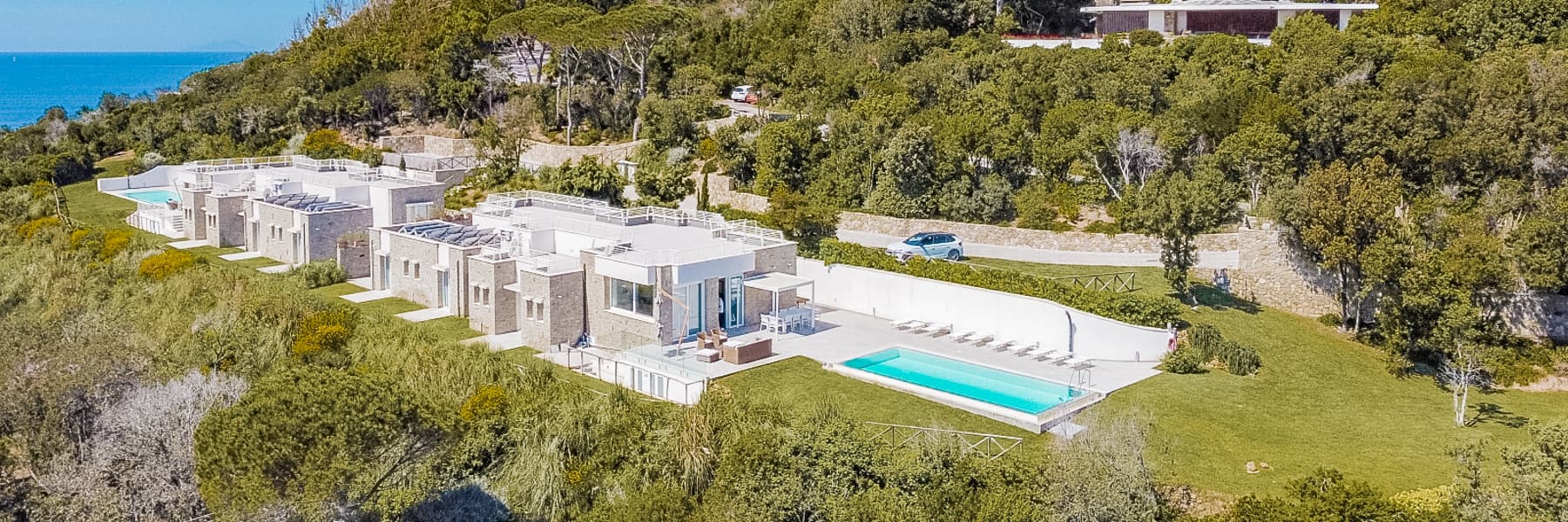 Villa panoramica a Castiglione nella Maremma toscana