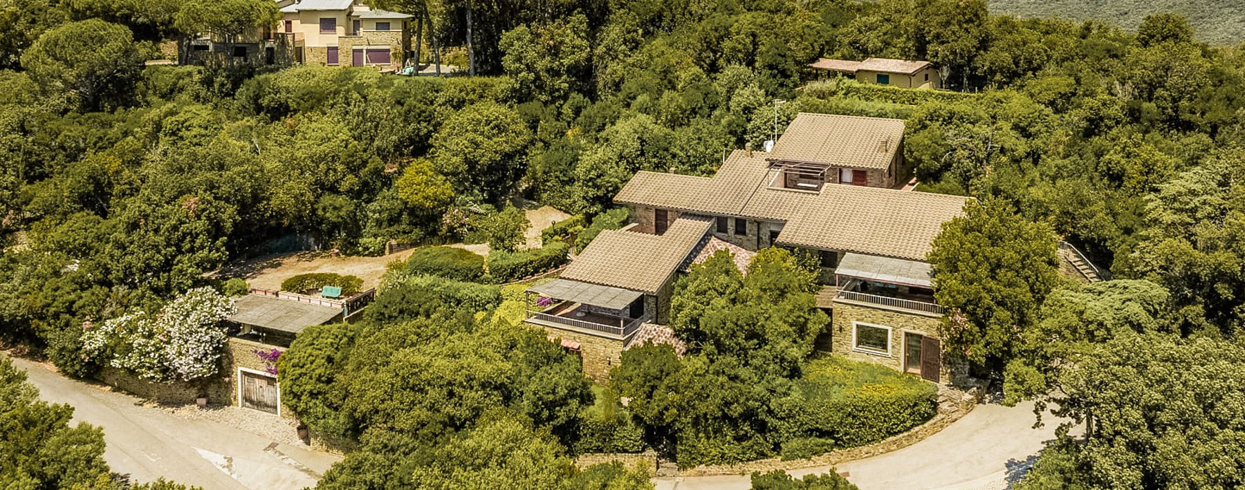 Luxury Villa Overlooking the Tuscan Coast, Castiglione