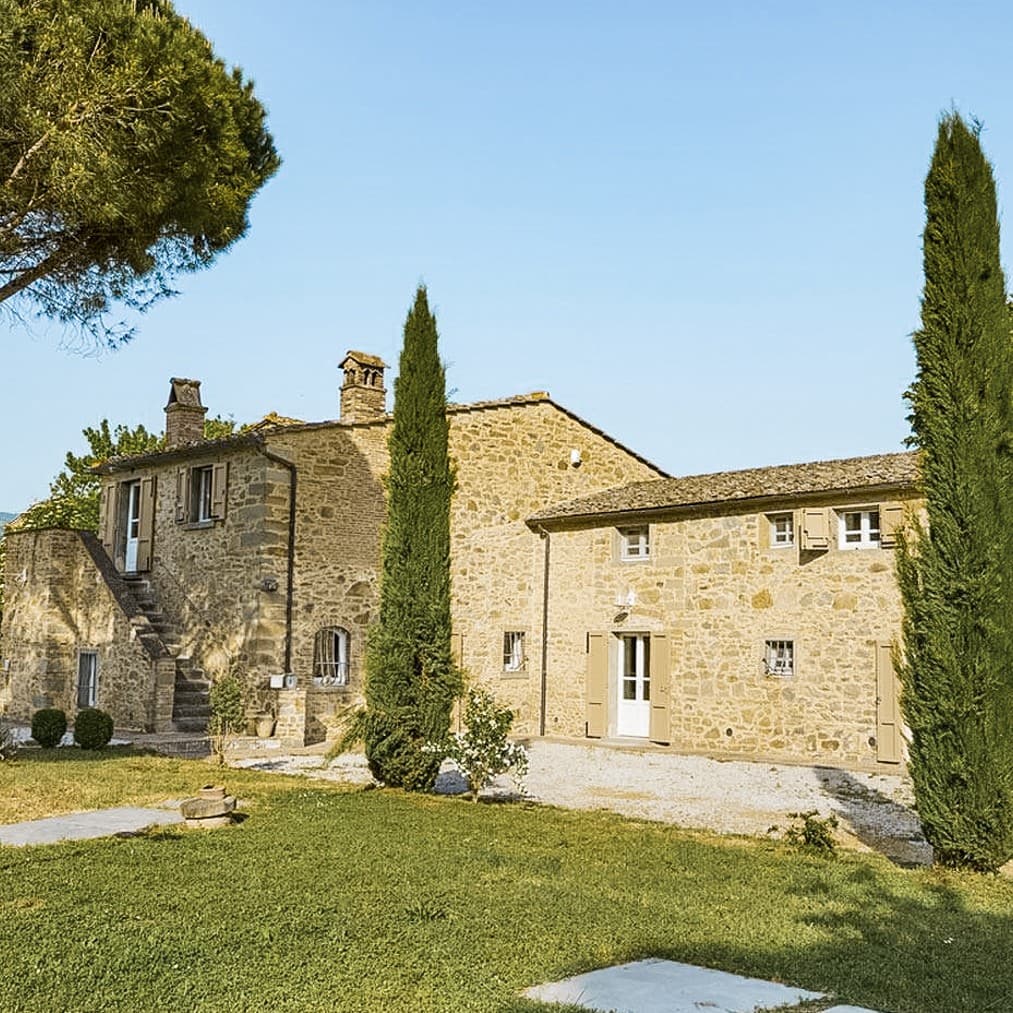 Casale toscano con piscina tra le colline di Cortona