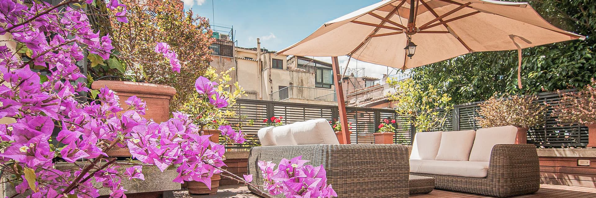 Loft with Terrace Overlooking Rome's Historic Center