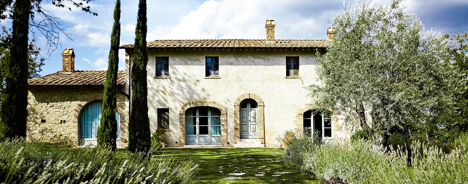 Casale con piscina a Cetona, vista panoramica Toscana