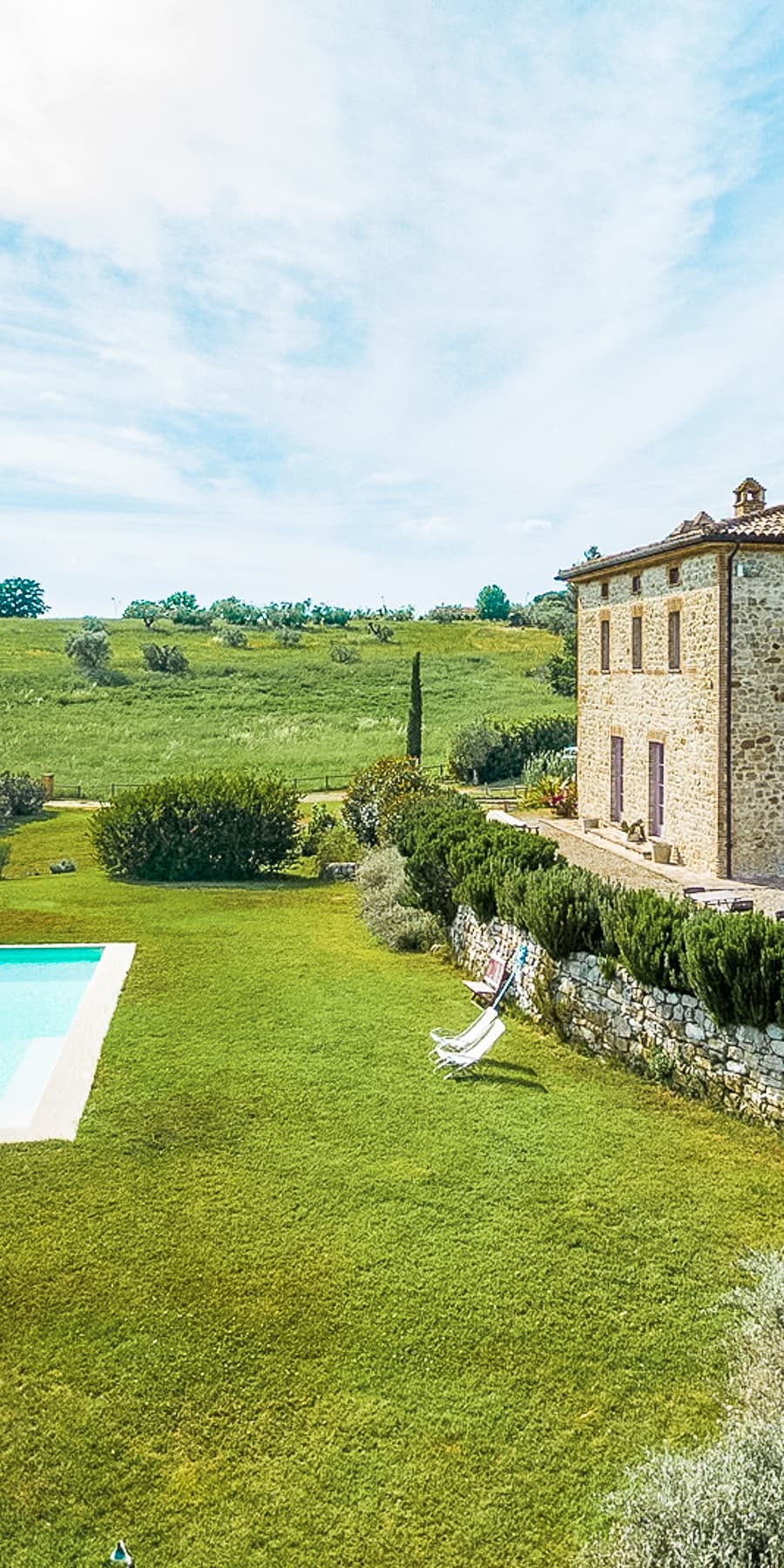 Casale con Piscina Panoramica a Montegabbione, Umbria