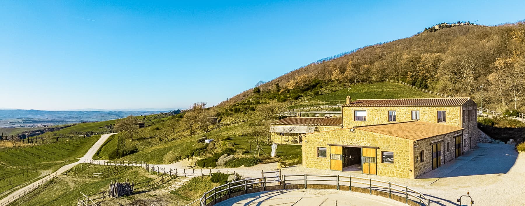 Casale panoramico in Val D'Orcia, Toscana