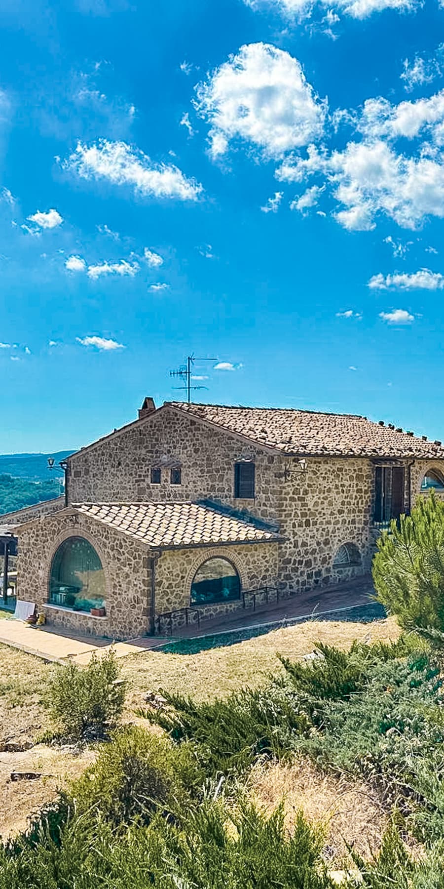 Rustic Country House with Views in Manciano, Tuscany