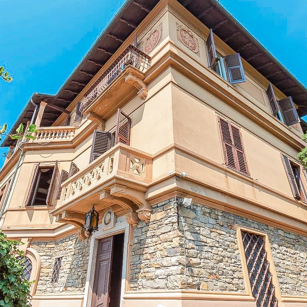Historic Villa Overlooking Gulf in Pieve Ligure, Liguria