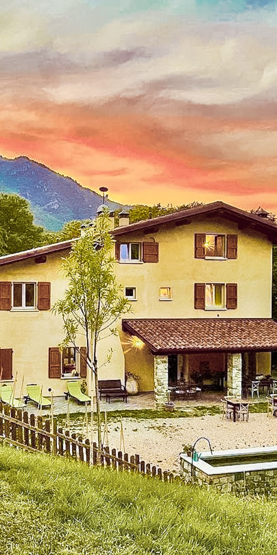 Agriturismo panoramico a Toscolano Maderno, Lago di Garda