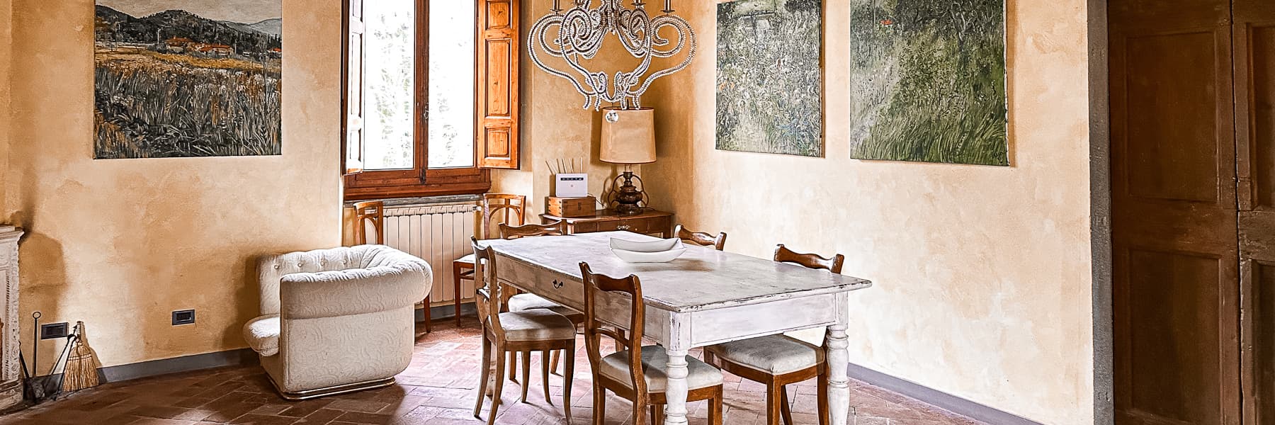 Charming Apartment in Historic Villa, Prato, Tuscany