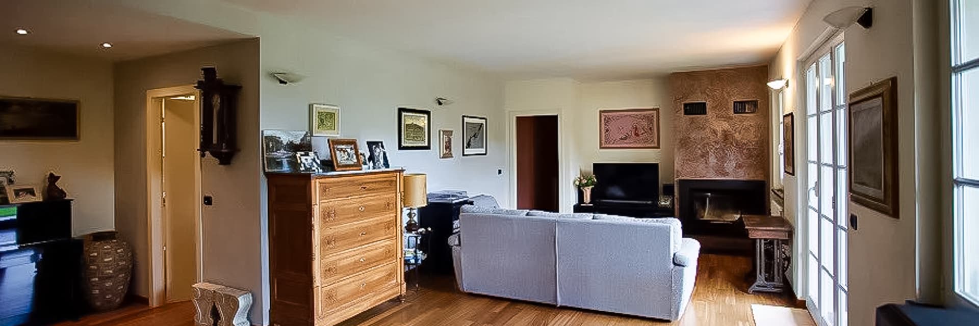 Villa con giardino e vista mare a Leivi