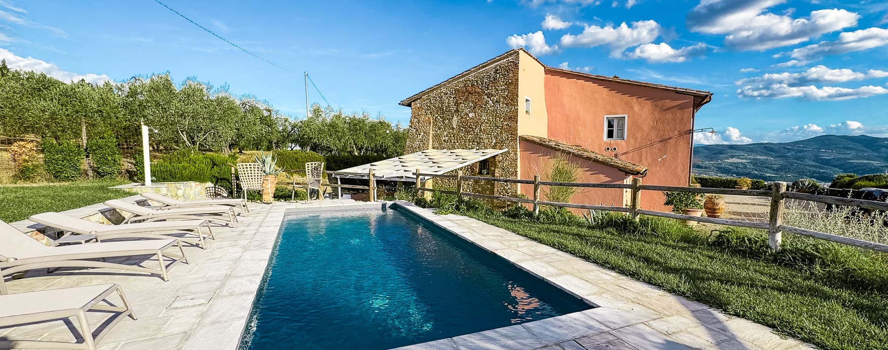 Elegant Villa with Valley Views in Tuscany