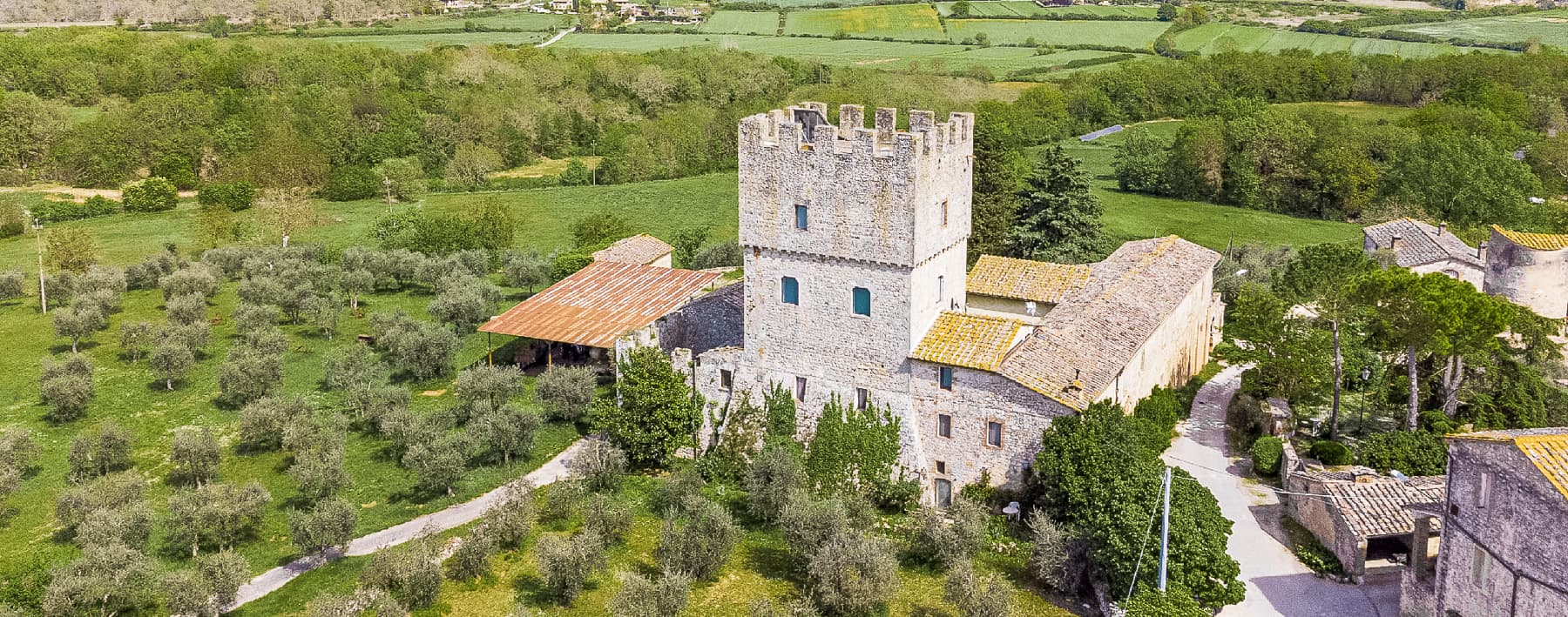 Majestic Castle in Siena, Tuscany