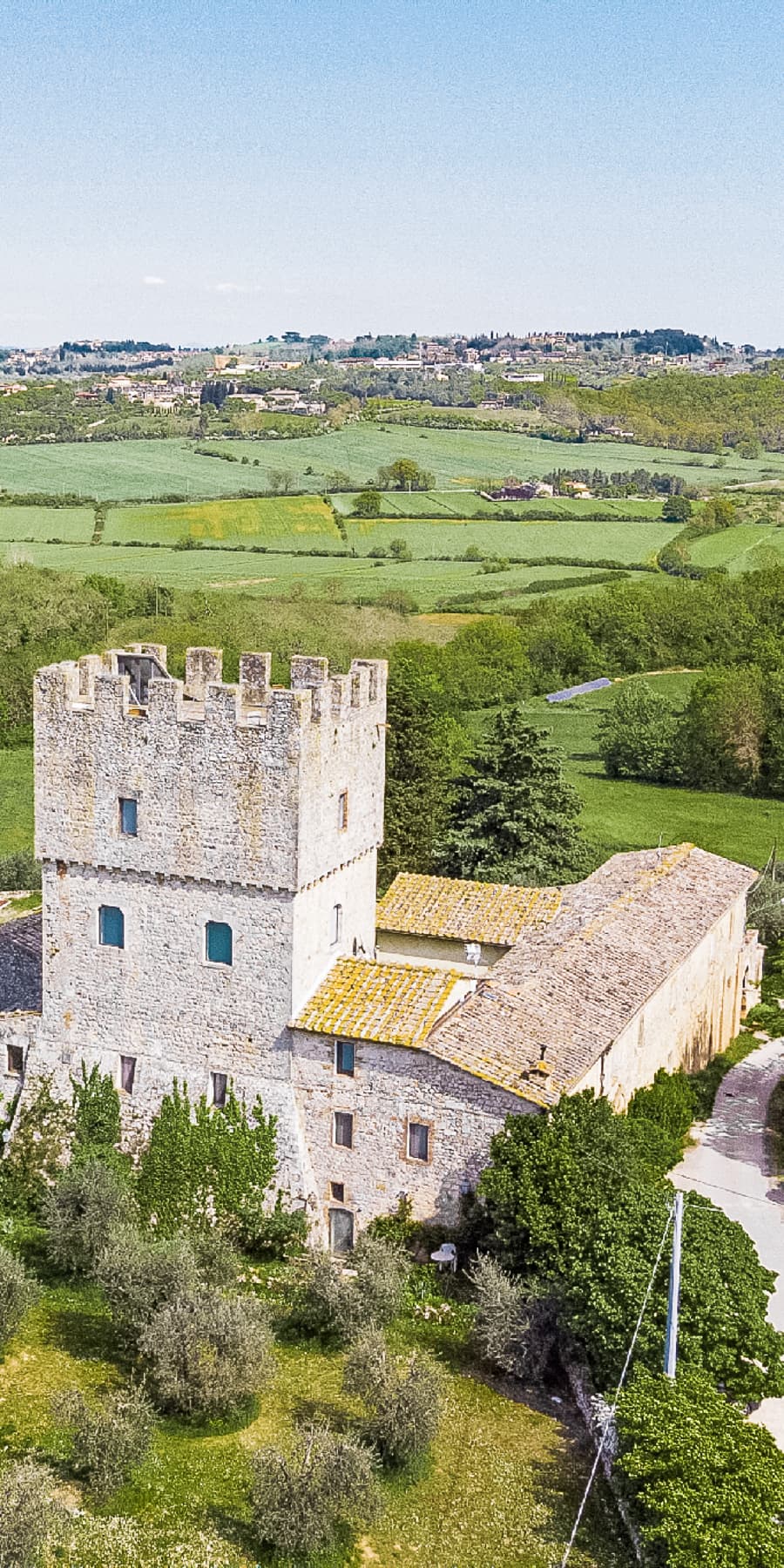 Majestic Castle in Siena, Tuscany