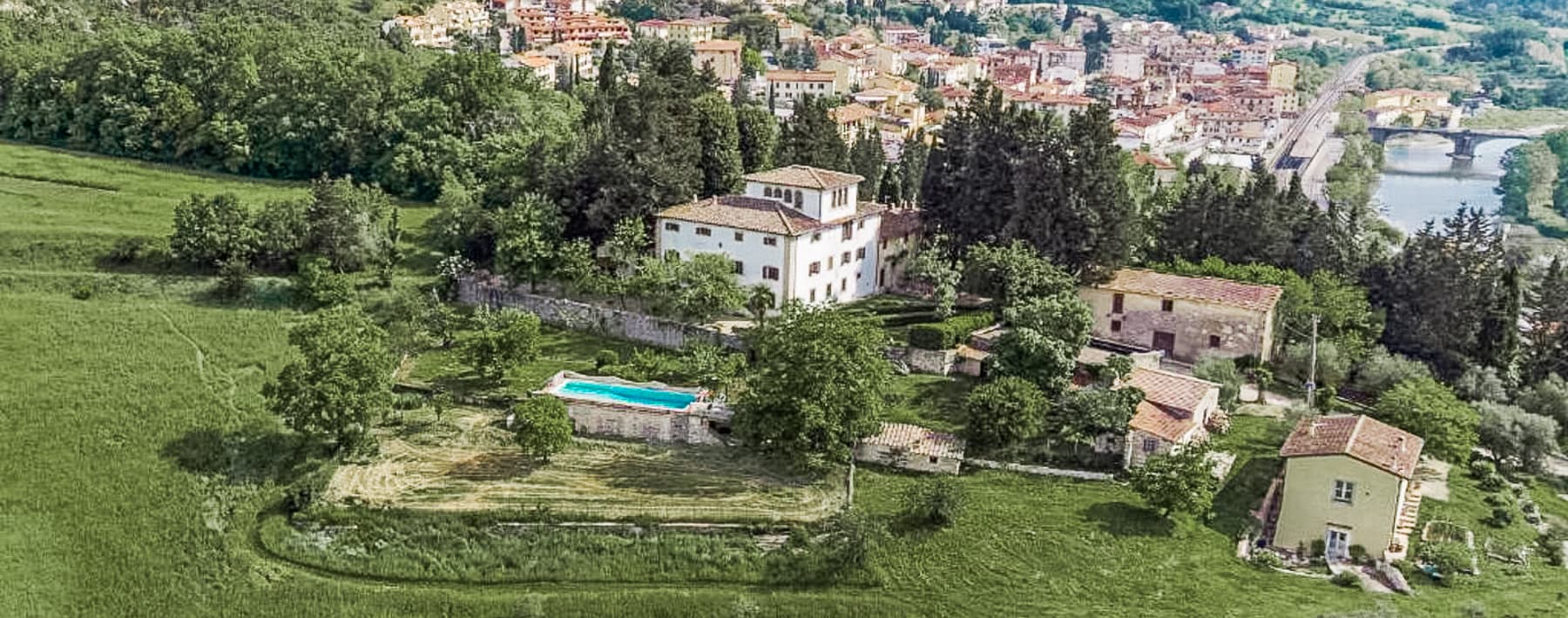 Historic 17th-Century Villa in Tuscany's Rignano sull'Arno
