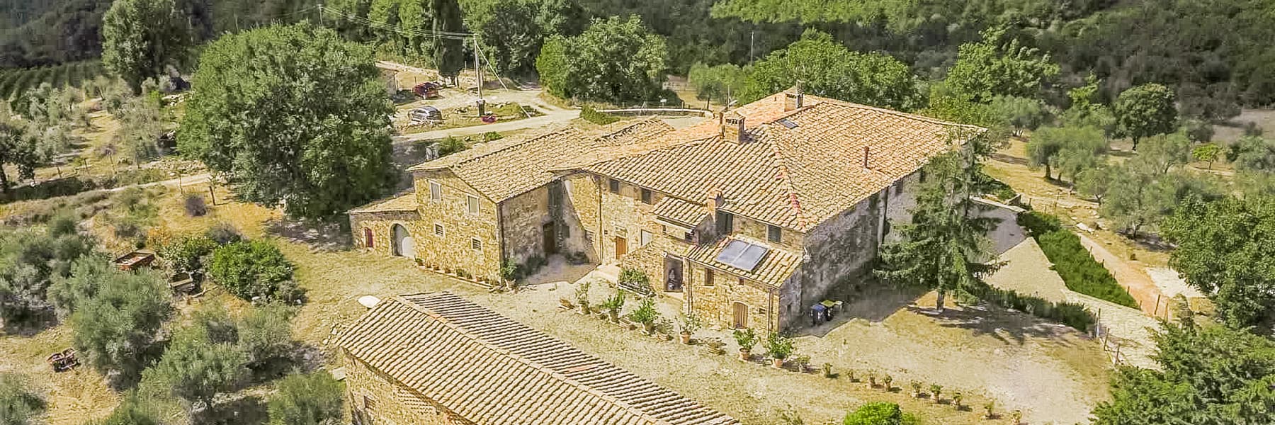 Casale panoramico nel cuore del Chianti, Toscana