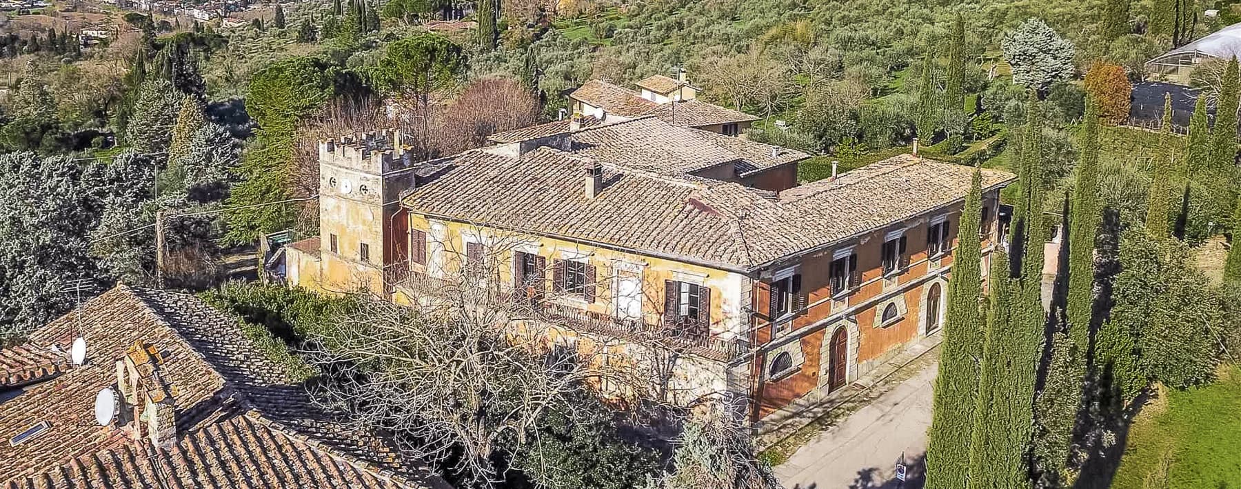 Historic Villa in Florence, Tuscany with Olive Grove