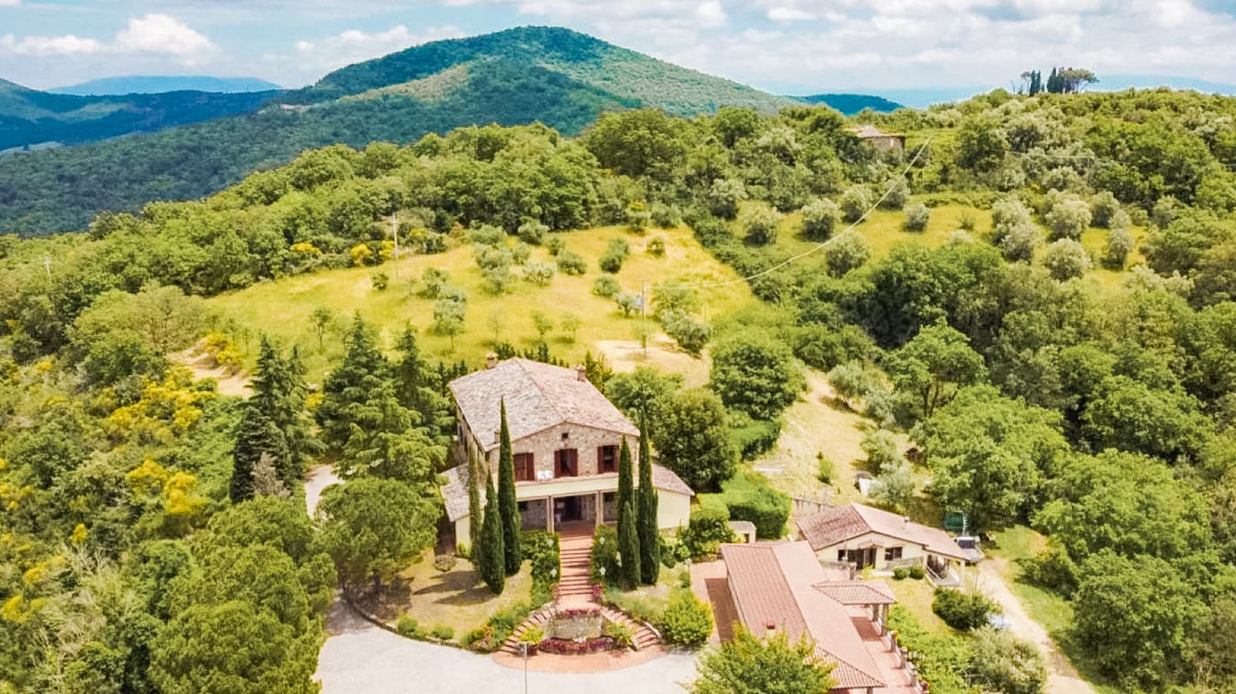 Agriturismo a Panicale, tra le colline umbre e il Trasimeno
