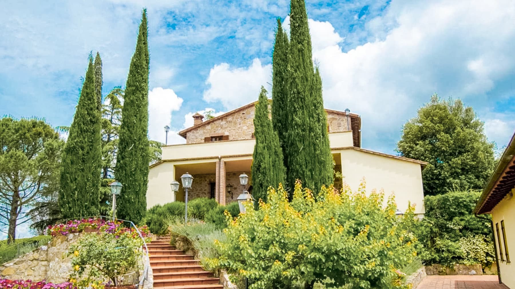 Agriturismo a Panicale, tra le colline umbre e il Trasimeno