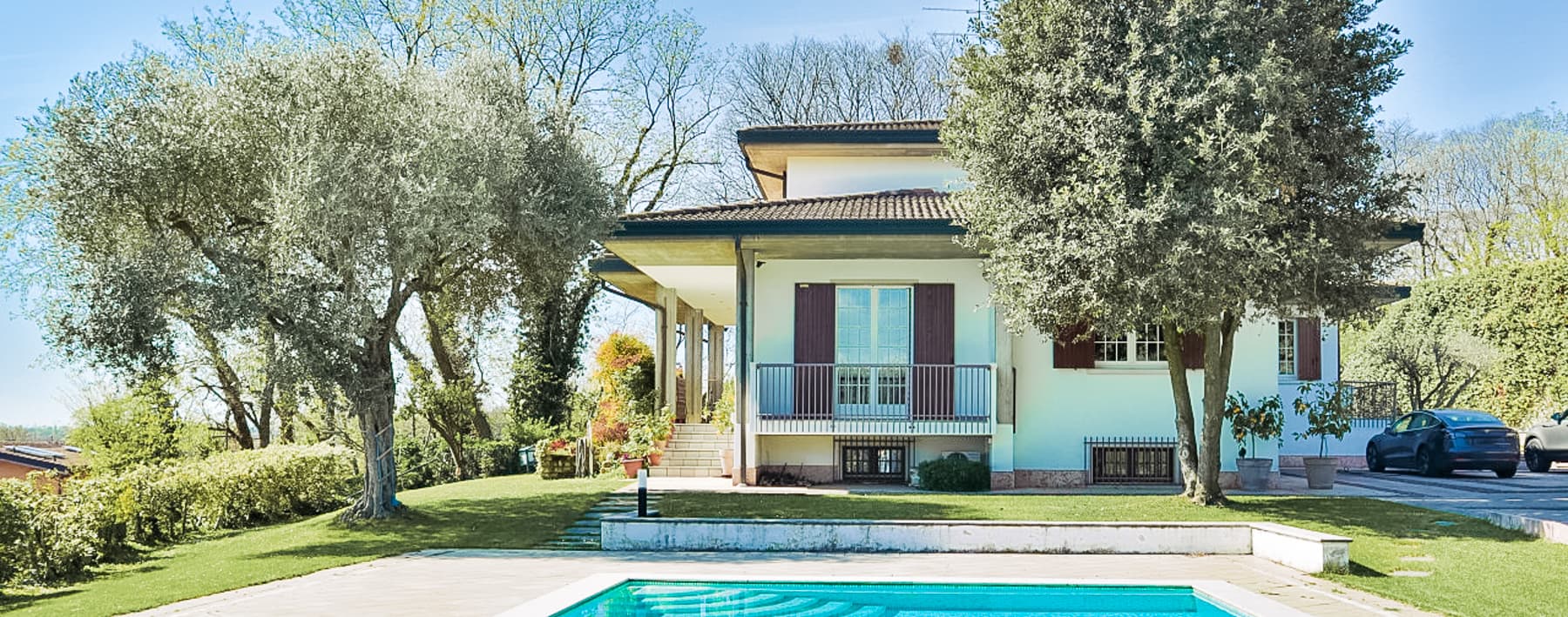 Villa panoramica a Bozzolo, vicino Lago di Garda