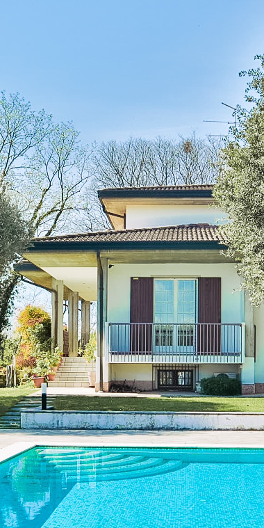 Villa panoramica a Bozzolo, vicino Lago di Garda