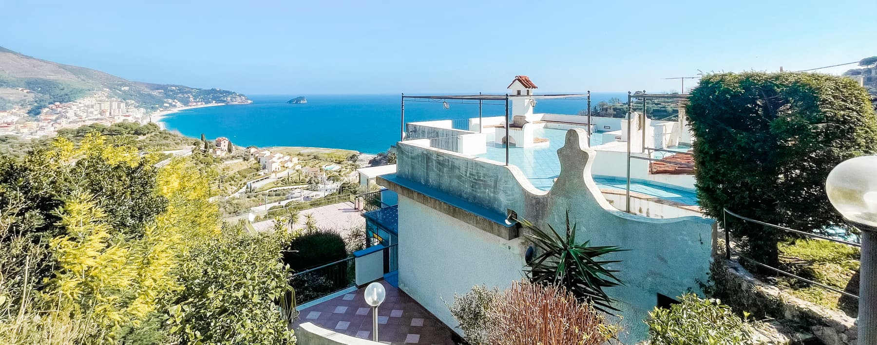Elegant Villa with Sea Views in Noli, Ligurian Riviera