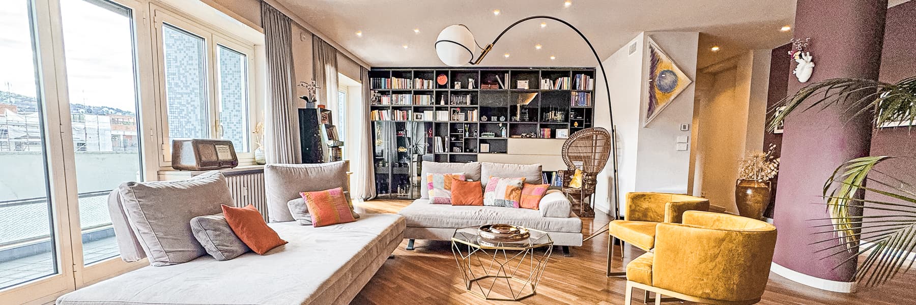 Elegant Attic Loft in Torino, Piedmont