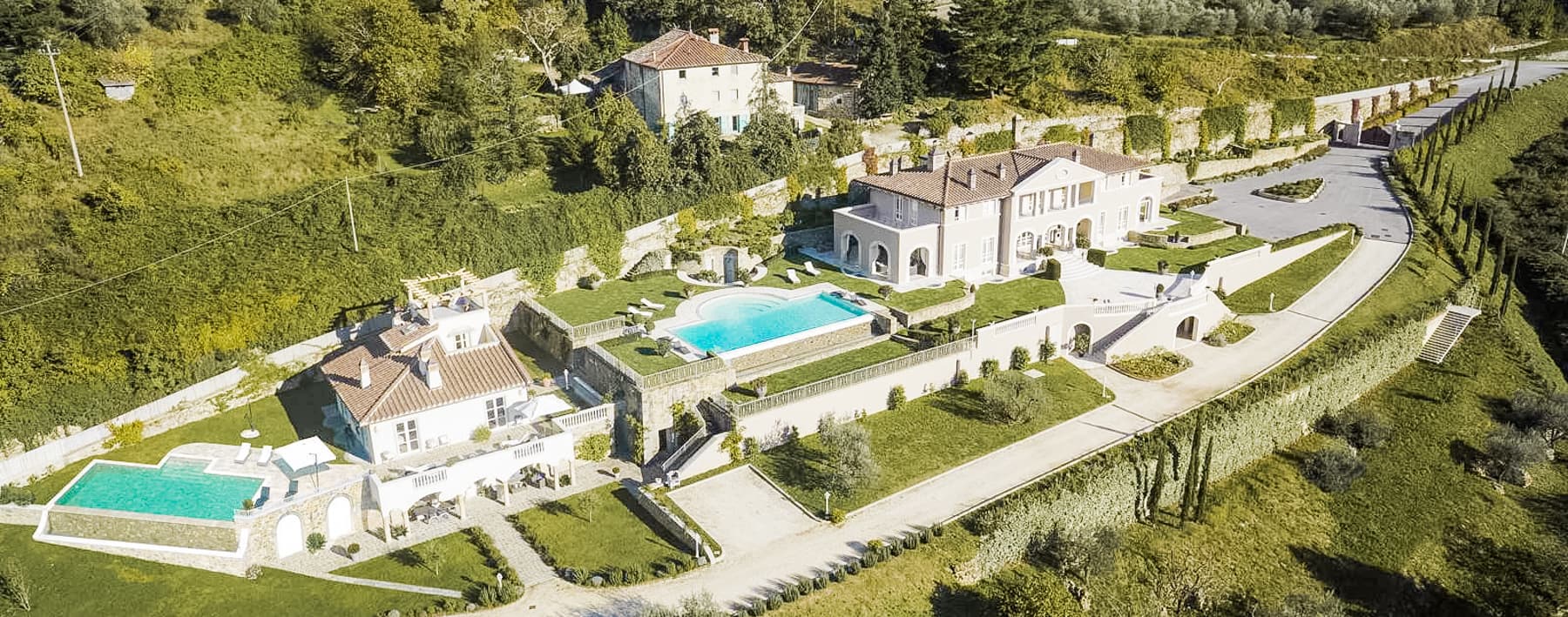 Enchanting Villa with Pools in Londa, Tuscany