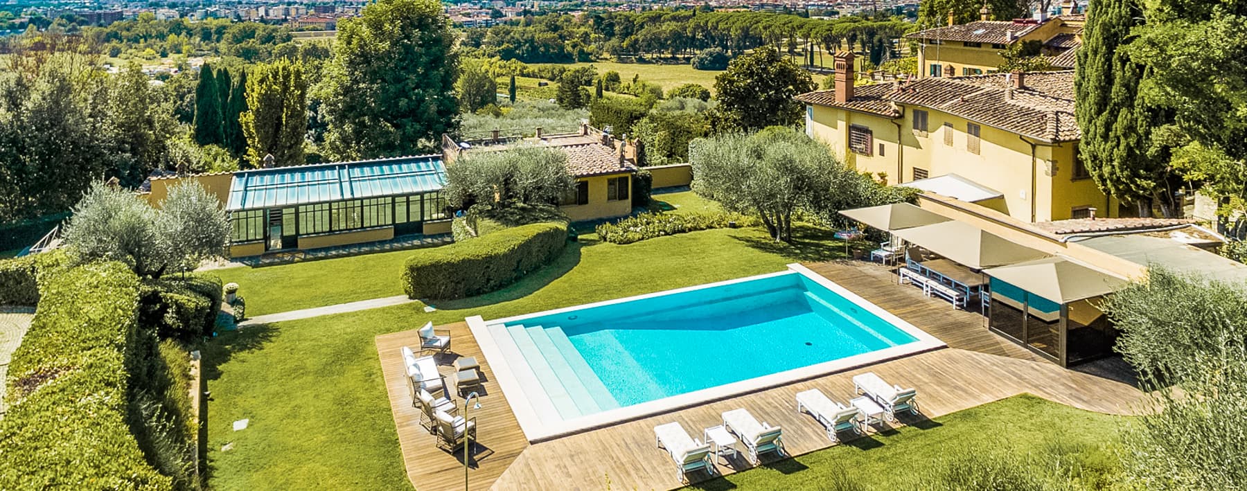 Modern Villa with Pool in Prestigious Florence, Tuscany