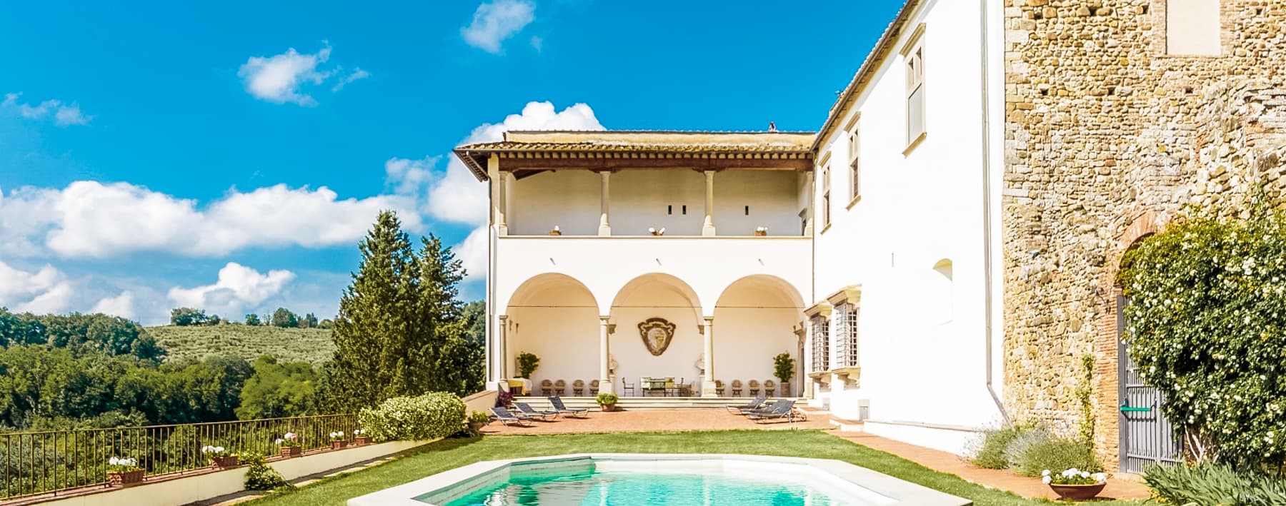 Medieval Villa in Chianti, Tuscany with Pool and Garden