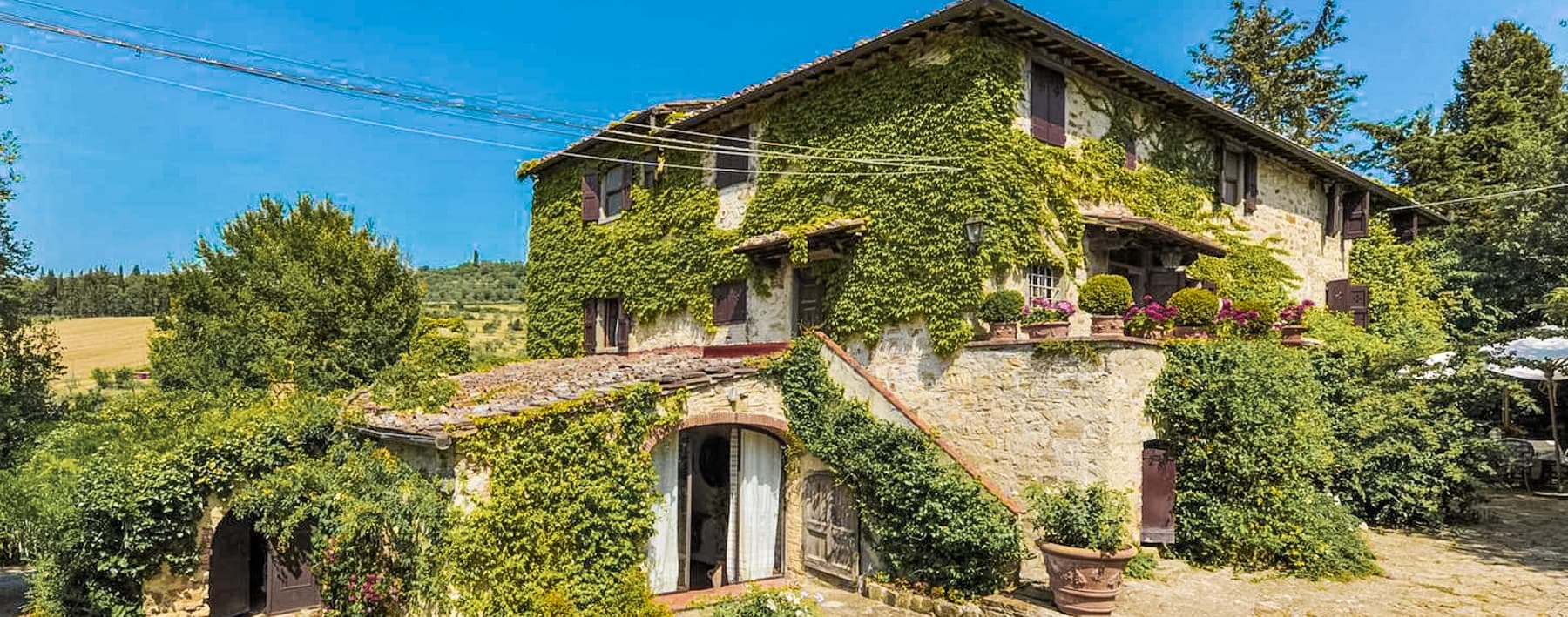 Charming Villa Overlooking Chianti, Tuscany