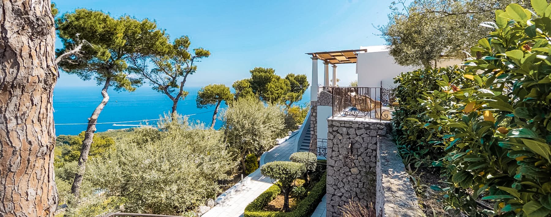 Prestigious Villa with Pool in Anacapri, Capri Island