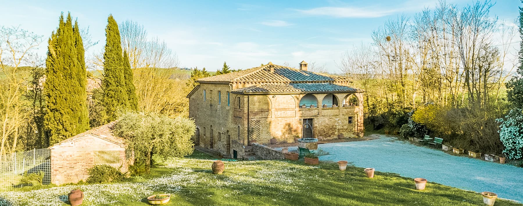 Rustic Country House with Views in Tuscany’s Buonconvento