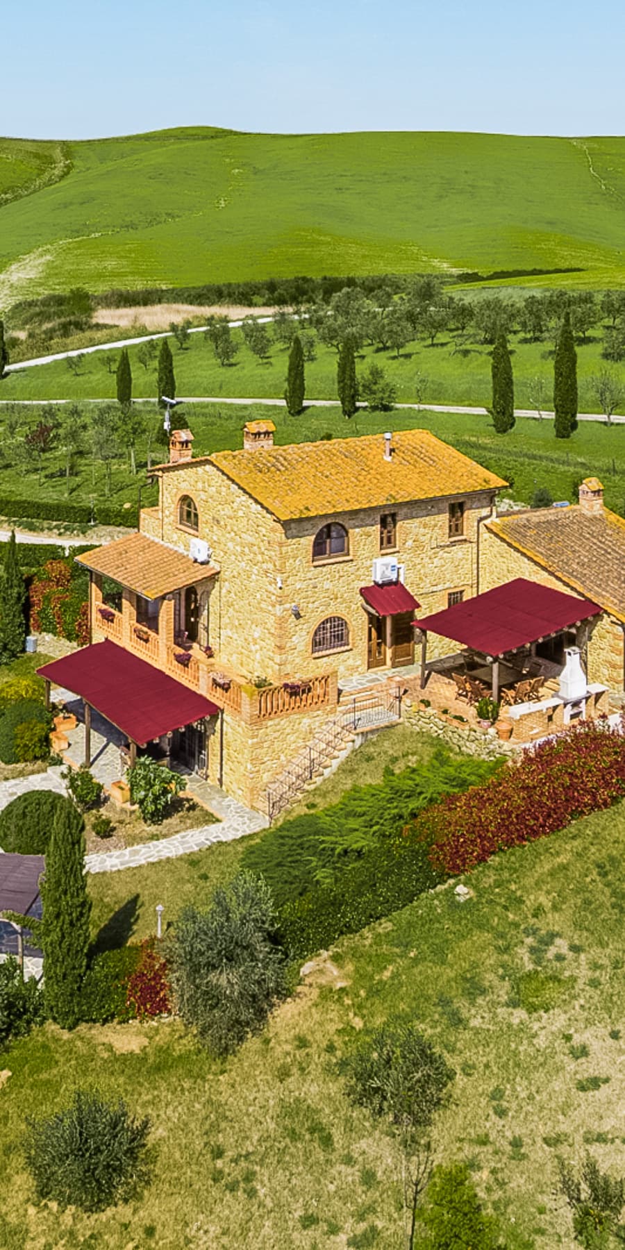 Rustic Country House with Views in Volterra, Tuscany