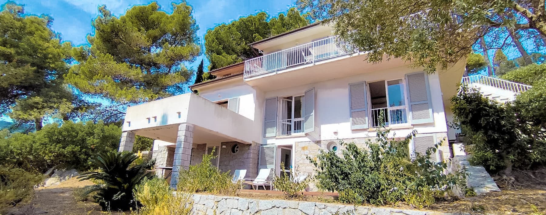 Villa with Panoramic Terraces in Campo nell'Elba, Tuscany