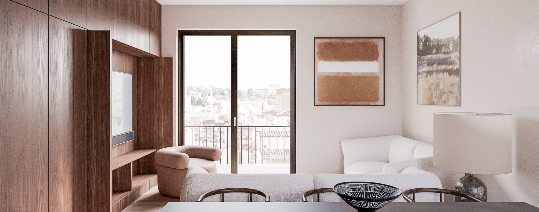 Bright Apartment with Balconies in Florence, Tuscany