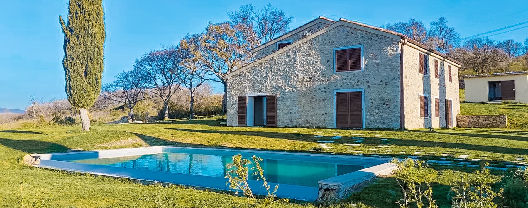 Renovated Stone House with Pool in Val d'Orcia, Tuscany