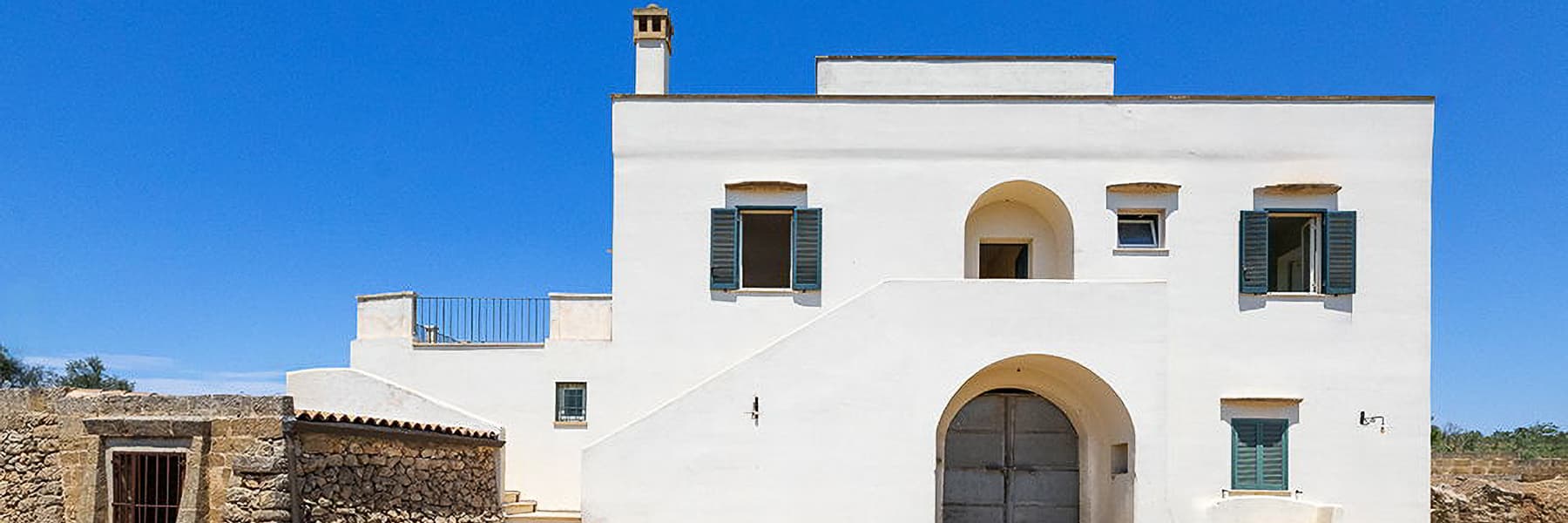 Masseria autentica con vista mare ad Alezio, Puglia