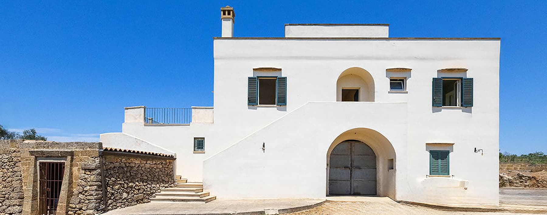 Masseria autentica con vista mare ad Alezio, Puglia