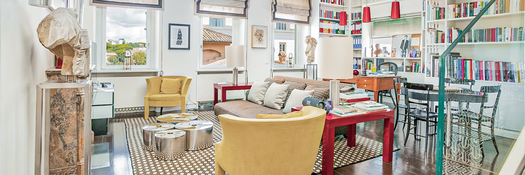 Attico esclusivo a Trastevere con terrazze panoramiche